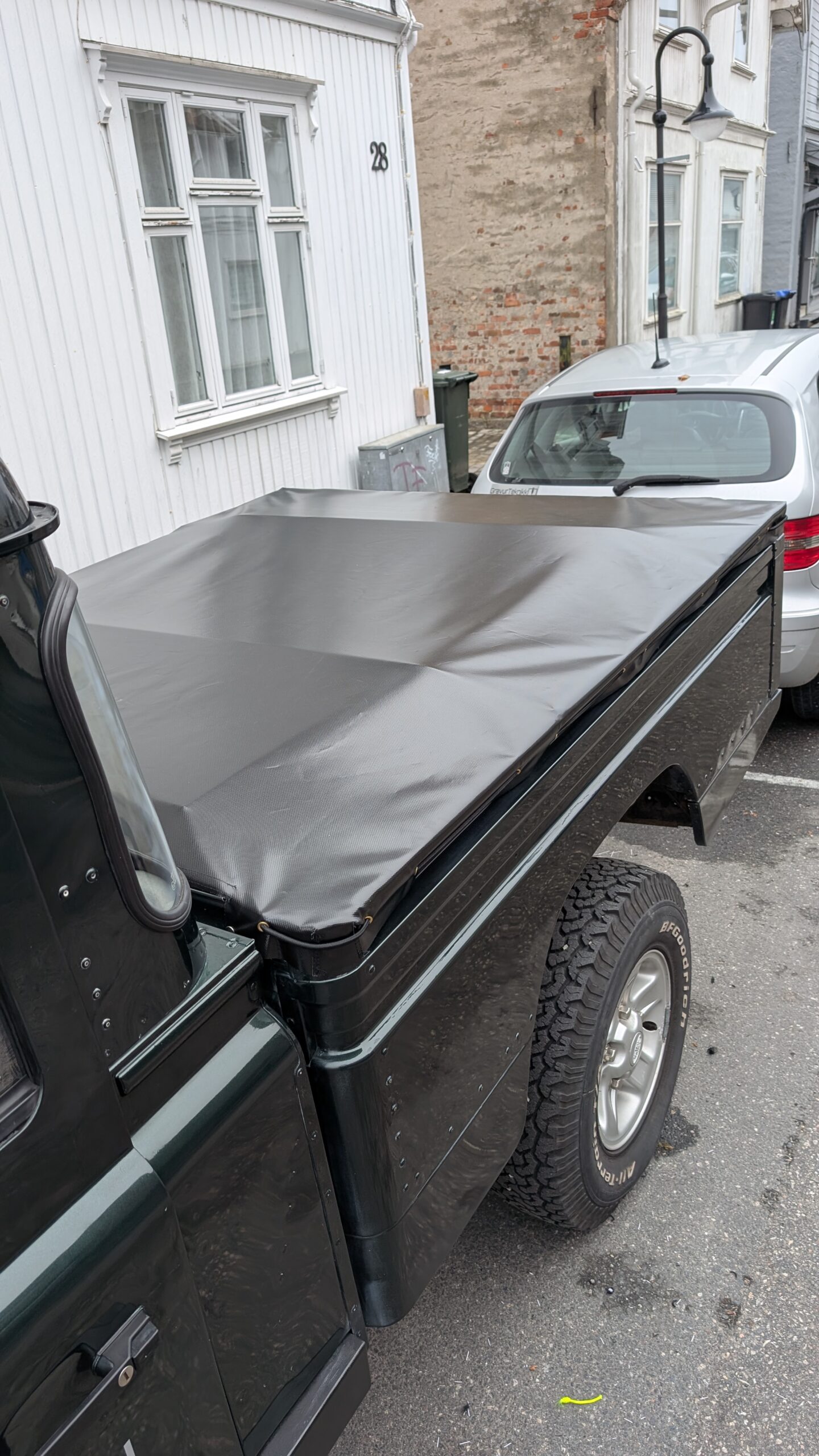 Kraftig PVC trekk til lasteplan.